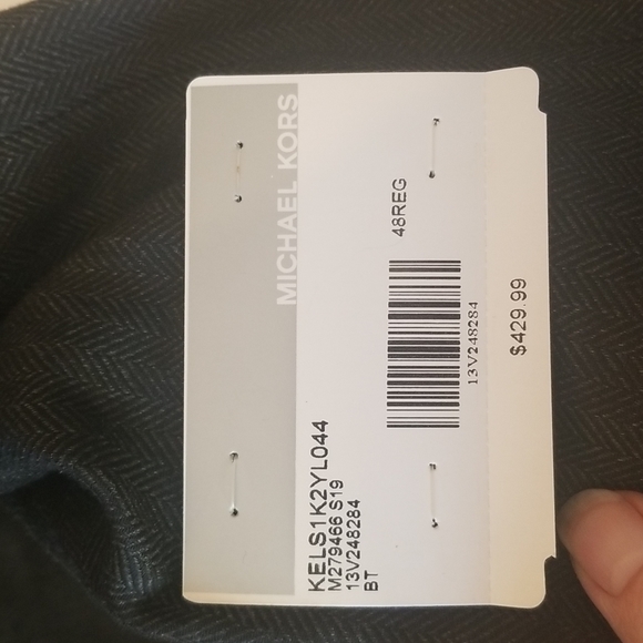 Michael Kors Mens 48Reg Suit Coat - Picture 4 of 8